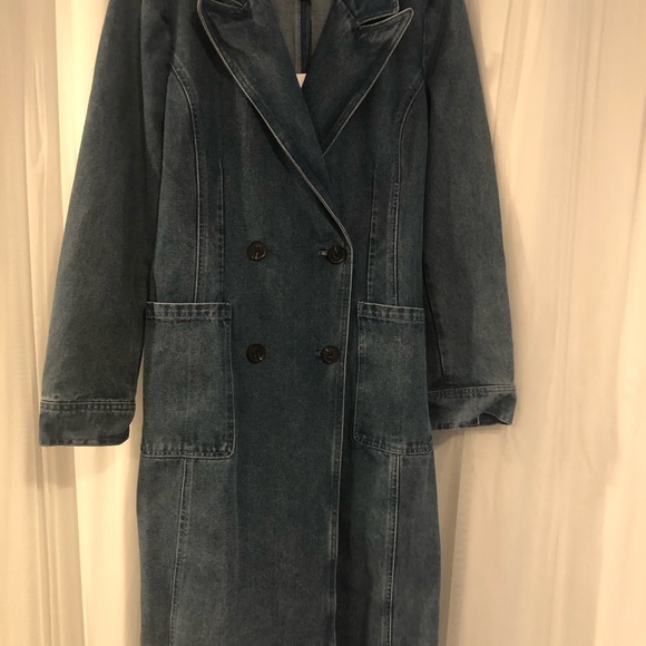 House of Harlow 1960 Blue Denim Jacket - Picture 1 of 4